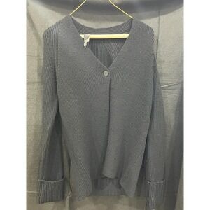 Jaeger Gray Cardigan Sweater Size Small